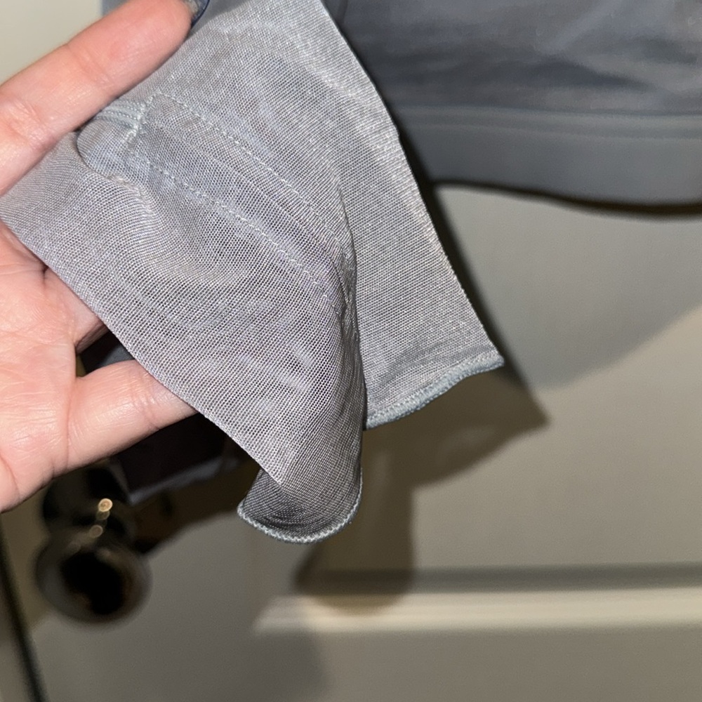 POPFLEX Gray Long Sleeve Sports Bra - Picture 2 of 4